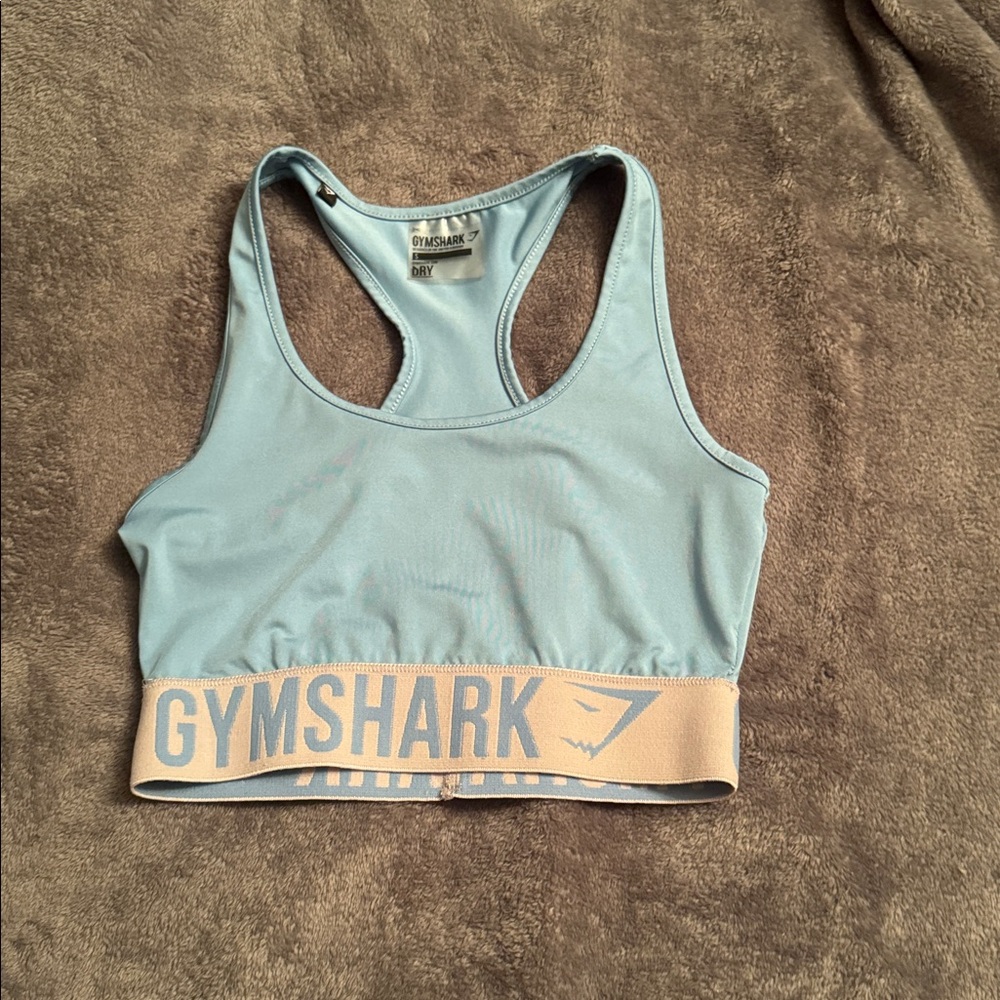 Gym shark Light Blue Sports Bra